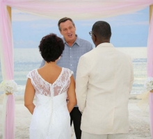 Beach weddings in Florida - our crystal blush theme