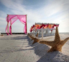 Florida beach weddings - aisle style by Suncoast Weddings
