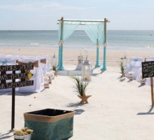 Aqua Florida Beach Wedding