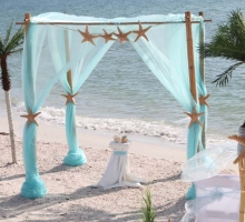 Aqua Florida Beach Wedding