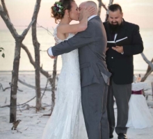 Rustic Florida beach wedding