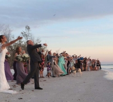 Rustic Florida beach wedding
