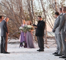 Rustic Florida beach wedding