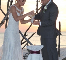 Rustic Florida beach wedding