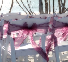 Rustic Florida beach wedding