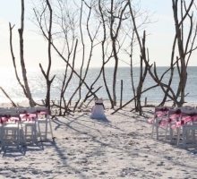 Rustic Florida beach wedding