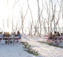 Rustic Florida beach wedding