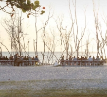 Rustic Florida beach wedding