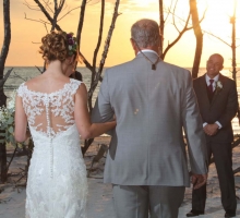 Rustic Florida beach wedding