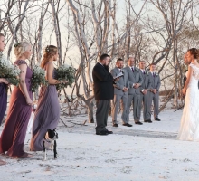 Rustic Florida beach wedding