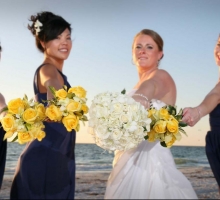 Themed Florida beach weddings - shades of yellow Themed Florida beach weddings - shades of yellow