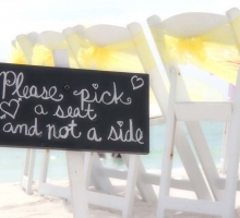 Themed Florida beach weddings - shades of yellow Themed Florida beach weddings - shades of yellow