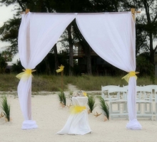 Themed Florida beach weddings - shades of yellow Themed Florida beach weddings - shades of yellow