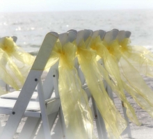 Themed Florida beach weddings - shades of yellow Themed Florida beach weddings - shades of yellow