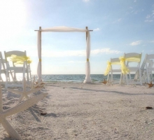 Themed Florida beach weddings - shades of yellow Themed Florida beach weddings - shades of yellow