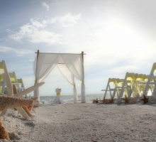 Themed Florida beach weddings - shades of yellow Themed Florida beach weddings - shades of yellow