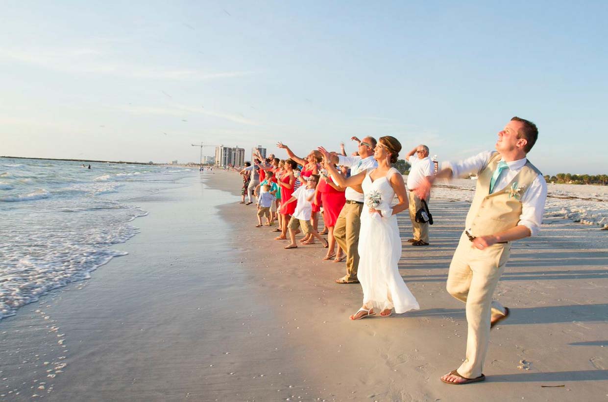 florida beach weddings blessing stones ceremony