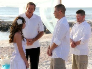 Florida beach wedding at Treasure Island