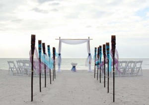 Treasure Island Beach wedding