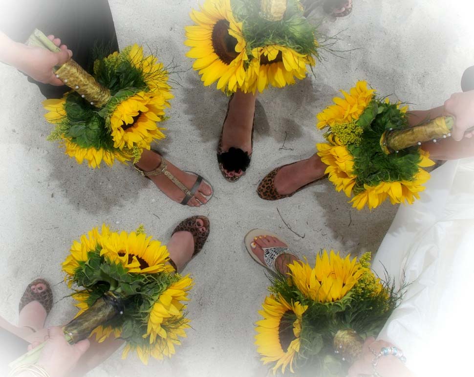 sunflower-beach-wedding-theme-suncoast-weddings