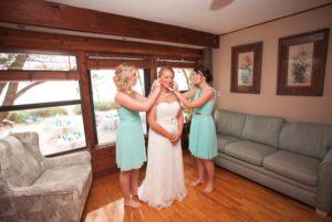 beach house wedding and reception