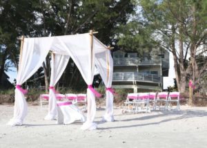 beach house wedding and reception