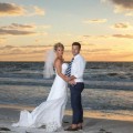 Catherine & David from Bolton, UK 10-16-14, married on Pass-a-Grille Beach