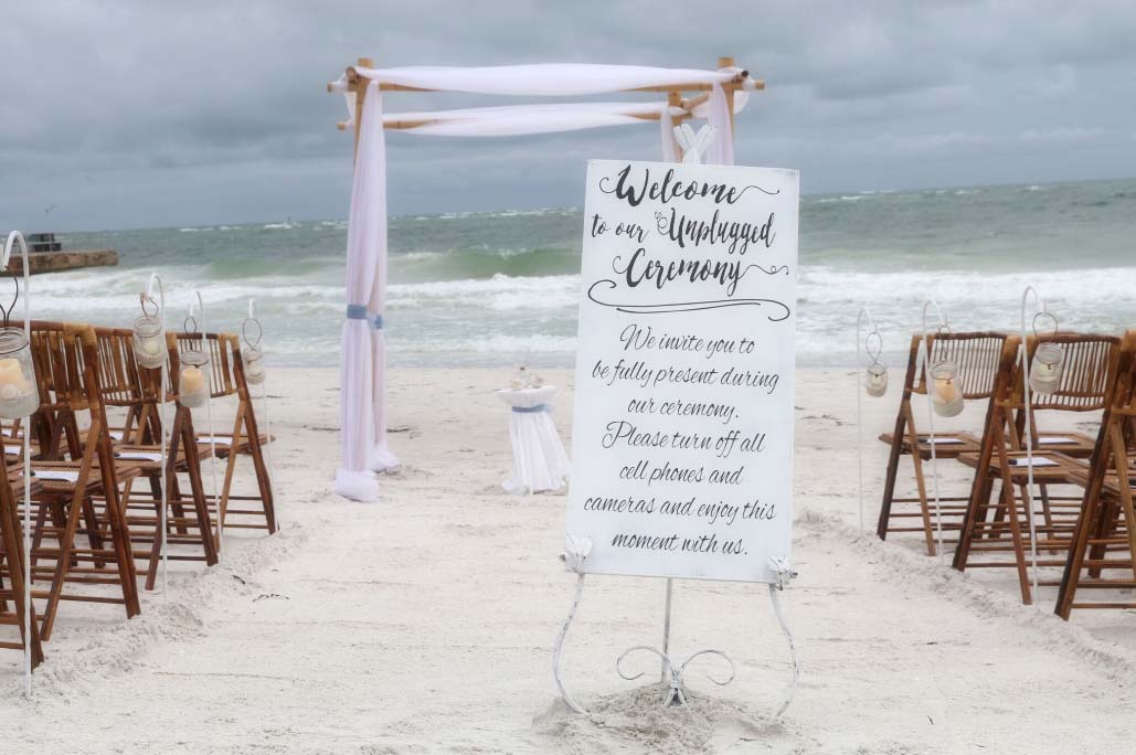 Florida Beach Wedding Aisle