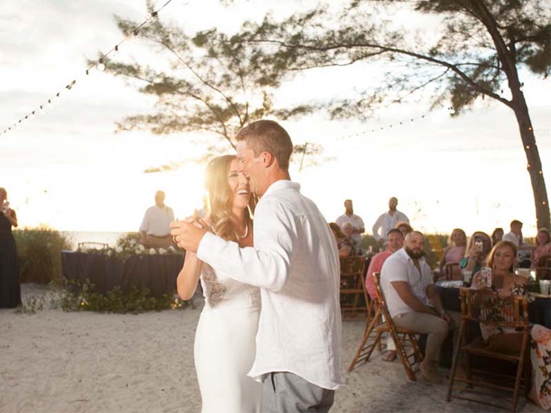Sunset Beach House reception packages 