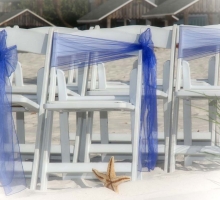 Florida beach wedding chairs