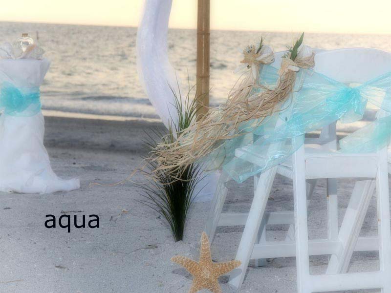 Florida beach wedding themes and colors