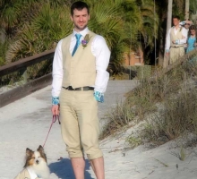 Florida beach wedding themes presented by Suncoast Weddings - Peacock feathers