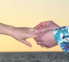 Affordable Florida beach wedding themes - a symphony in blue presented by Suncoast Weddings