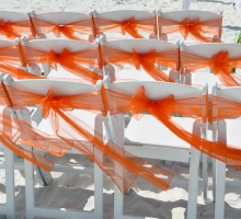 Florida beach wedding themes - Suncoast Weddings 'tangerine dream'