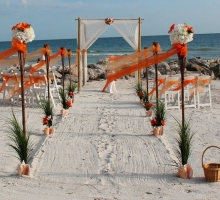 Florida beach wedding themes - Suncoast Weddings 'tangerine dream' Florida beach wedding themes - Suncoast Weddings 'tangerine dream'