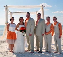 Florida beach wedding themes - Suncoast Weddings 'tangerine dream' Florida beach wedding themes - Suncoast Weddings 'tangerine dream'
