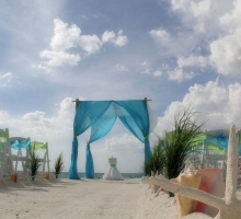 Florida beach wedding style